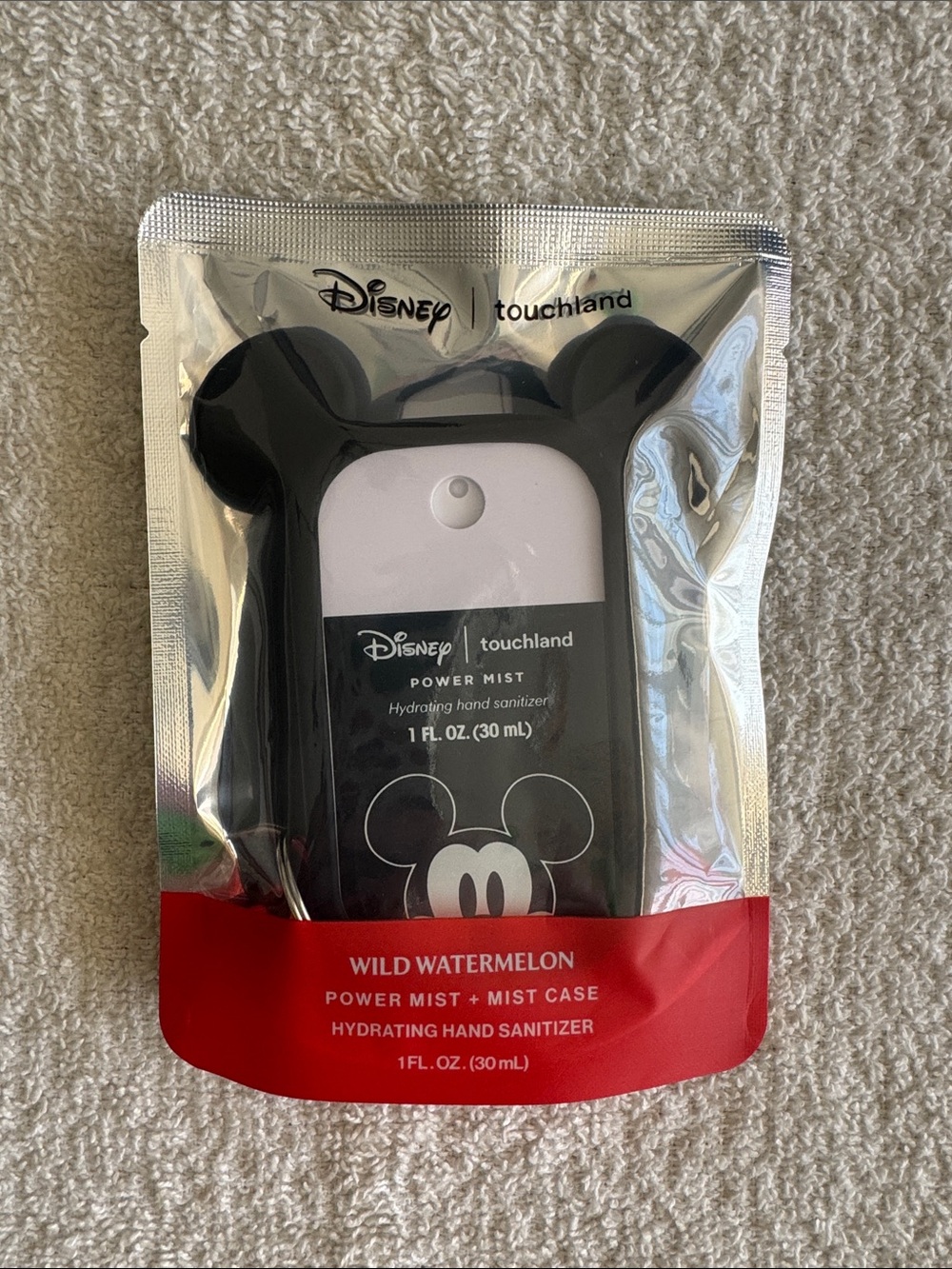 Touchland x Disney Wild Watermelon Power Mist with Black Mickey Case